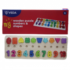Veda W/ Puzzle Numbers & Shape...