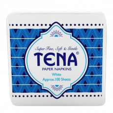 Tena Serviettes White 100S