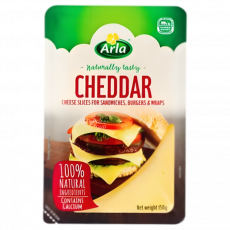 Arla Cheddar Cheese Slices 150G