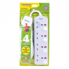 4 Way Uk Power Extension Socket