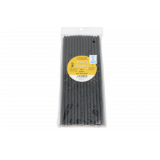 Ecstacy Black Thick Straw 150S