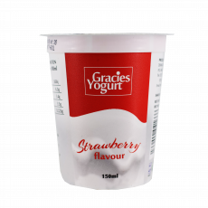Gracies Strawberry Yoghurt 150Ml