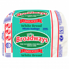 Broadways White Unsliced Bread 200G