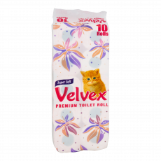 Velvex Tissue Printed Pink 10Pack...