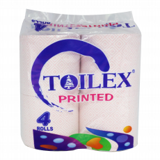 Toilex Toilet Tissue Printed Blue...
