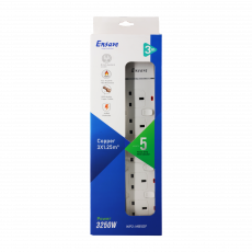 Ensave 5 Way Power Outlet Extension