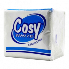 Cosy Serviettes 100Sheet White