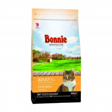 Bonnie Adultcat Food Chicken 0.5Kg